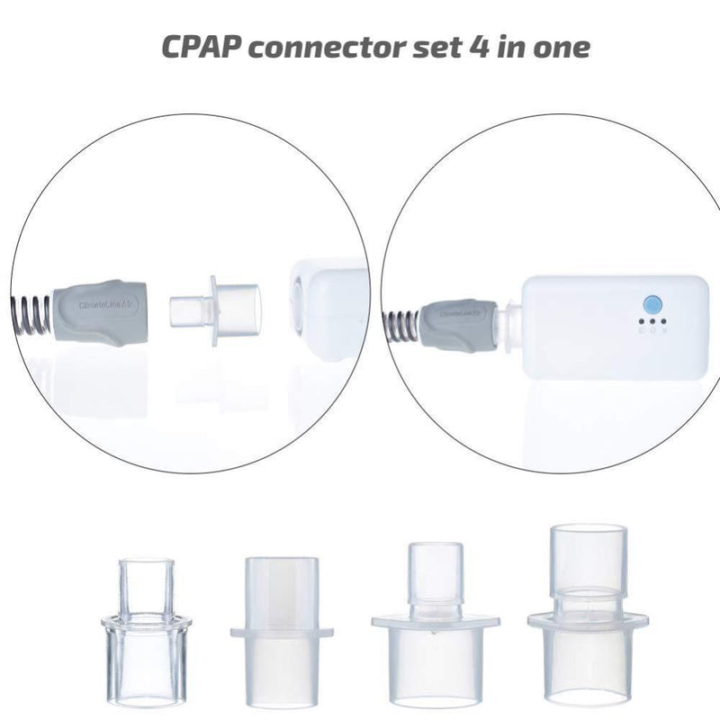 Breathing Tube 15mm to 22mm Plastic Connector Straight Connector Adapter