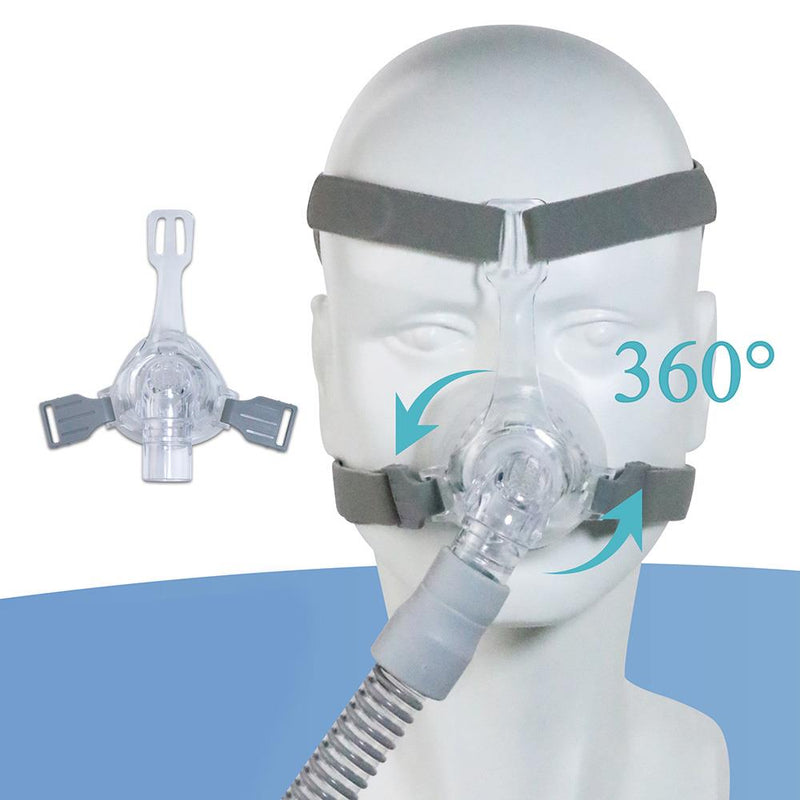 Nasal mask full face mask reusable nasal mask suitable for CPAP machine anti-snoring sleep