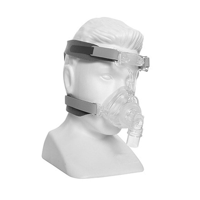 Auto CPAP Nasal Mask Silicone Respirator Size S/M/L With Adjustable Headgear Strap Headband