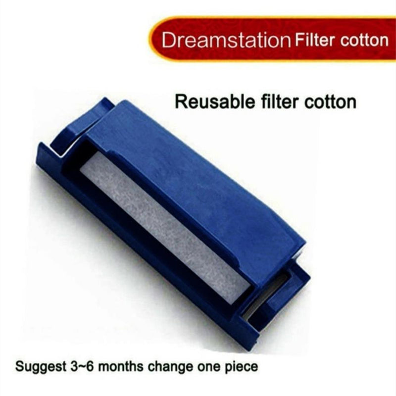 7-piece pollen and disposable ultrafine filters 1 reusable and 6 disposable