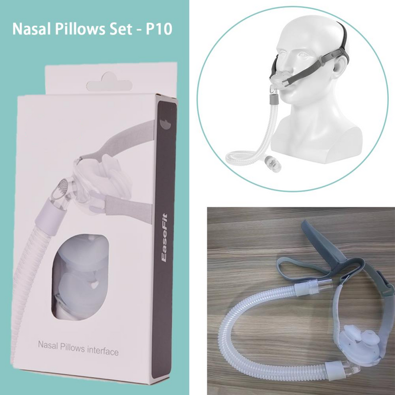 Nasal pillow set soft double silicone nose pads comfortable to wear CPAP supplies