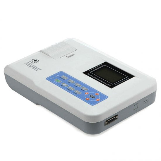 Portable Digital 1-channel Electrocardiograph ECG Machine EKG Machine 160 Cases