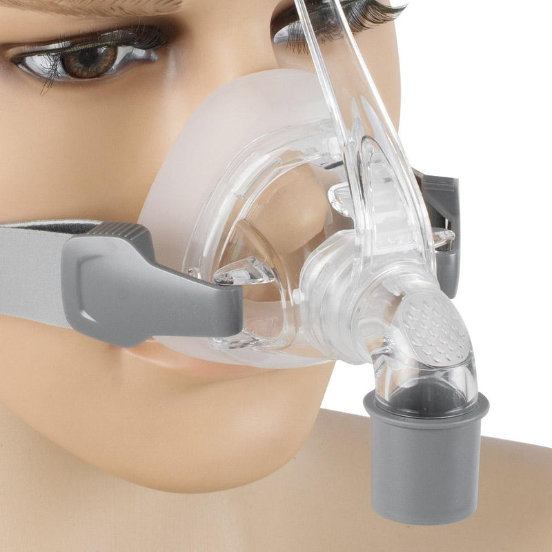 Nasal Mask With Adjustable Headgear Strap Clip For Sleep Apnea Anti Snoring