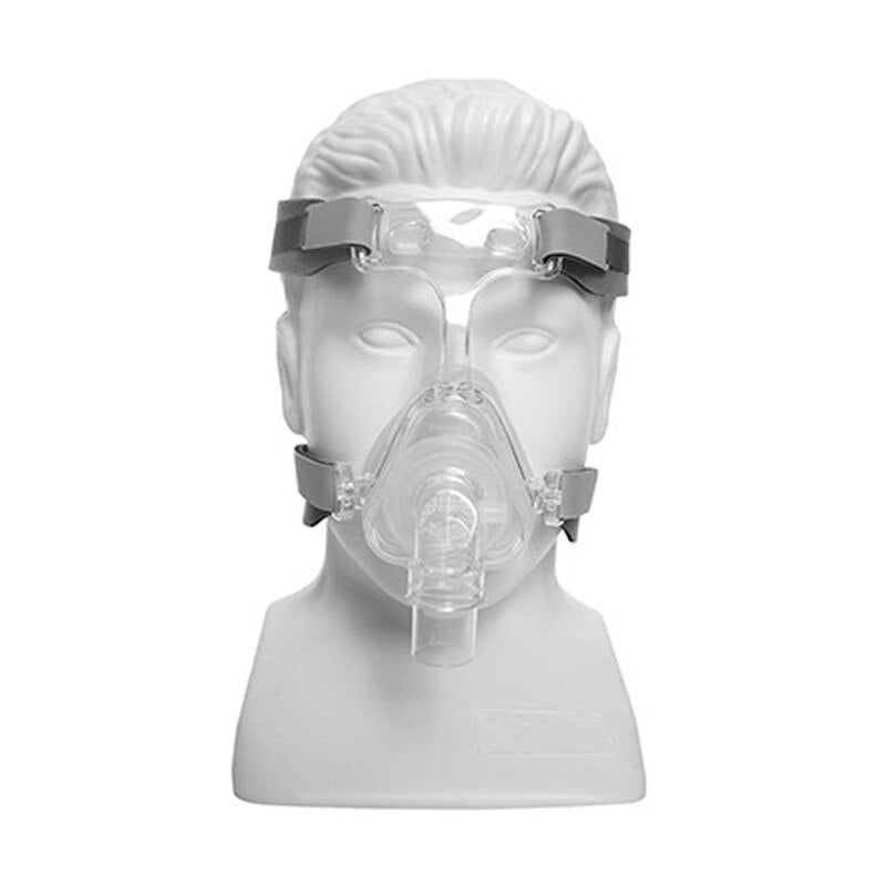 Auto CPAP Nasal Mask Silicone Respirator Size S/M/L With Adjustable Headgear Strap Headband